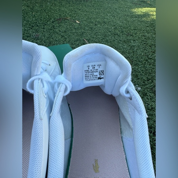 Lacoste White Tennis-Style Sneakers - Picture 6 of 8